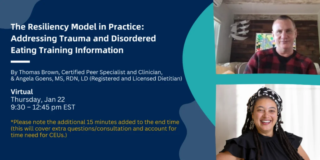 Addressing Trauma and Disordered Eating Training Information
